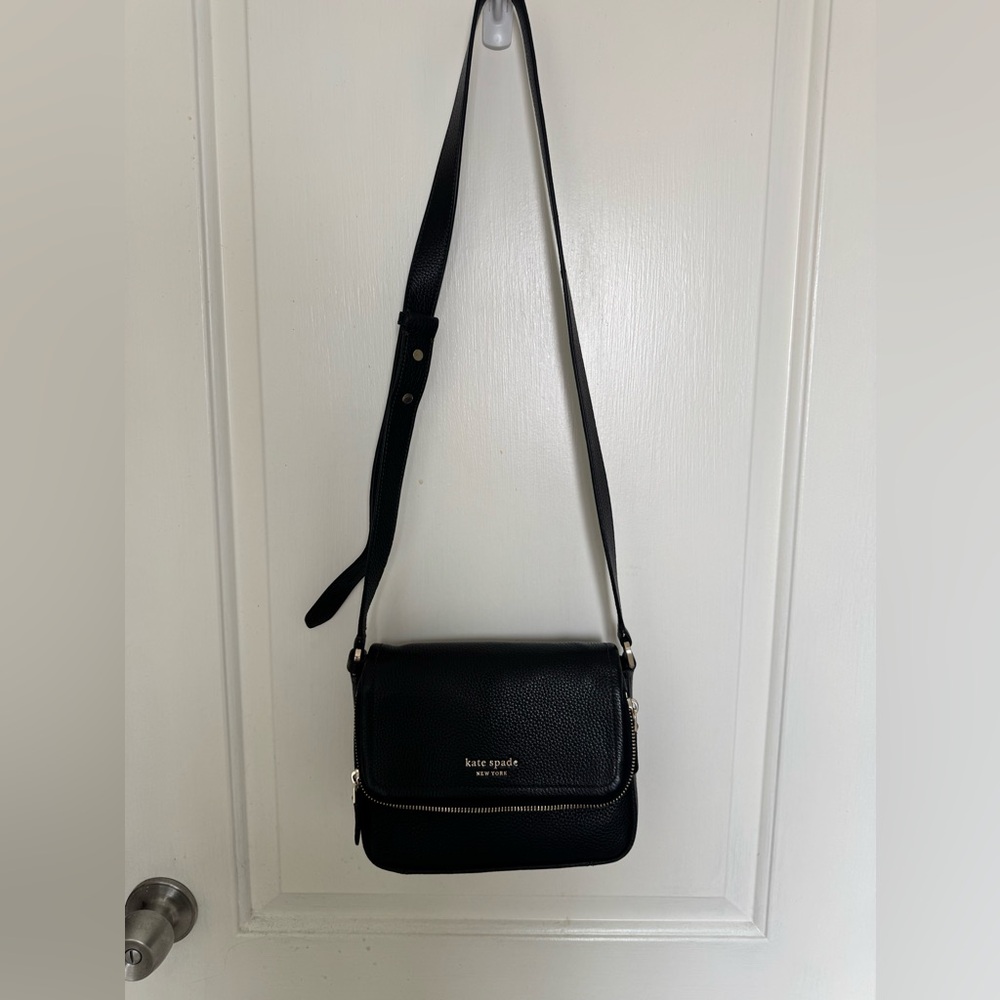 Kate Spade Black Leather Crossbody Bag